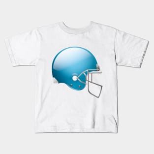 Original Football Helmet In Blue Color Kids T-Shirt